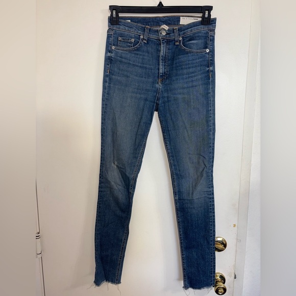 Joe's Jeans Denim - Rag And Bone High Rise Skinny Jeans Size 28